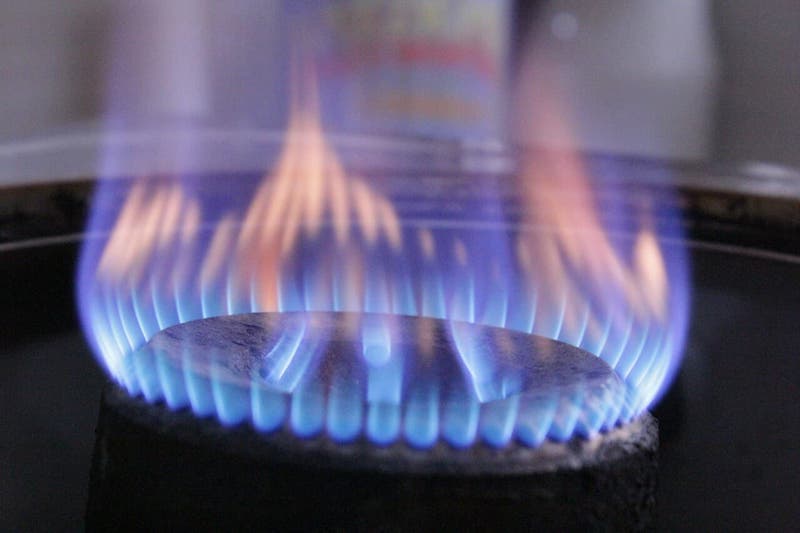 chama gas de cozinha