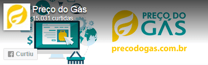 Facebook preço do gas