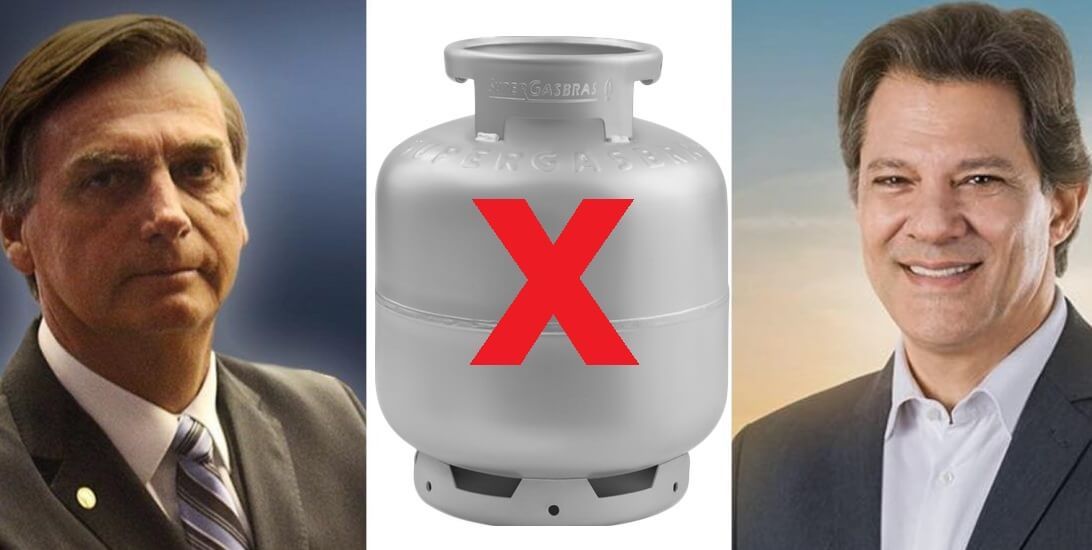 botijao de gas vazio